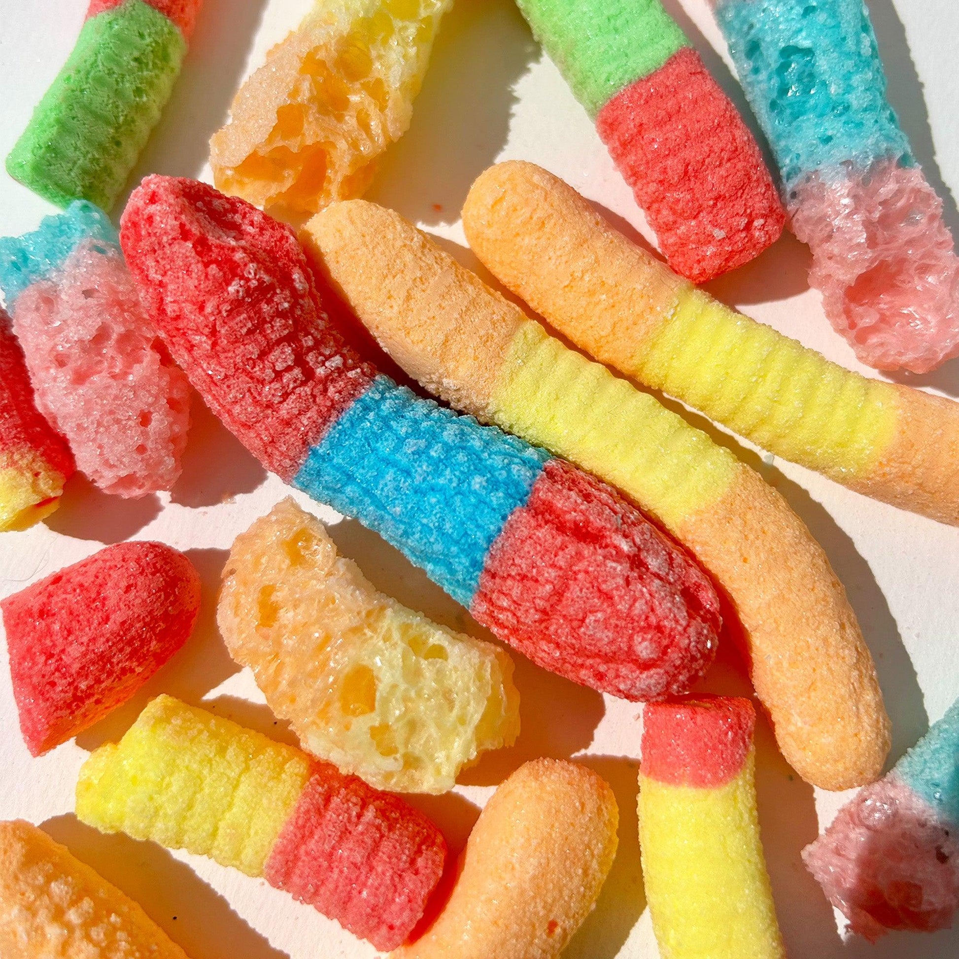 Frost bites Freeze Dried Gummy Worms 50g